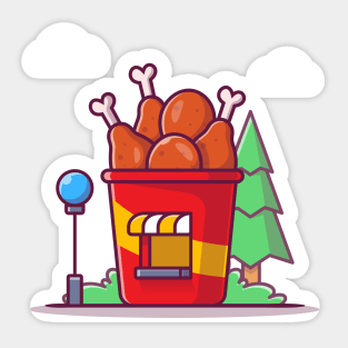 Fried Chicken Shop Sticker